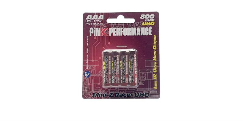 Pink Performance Akku R3-AAA Ni-Mh 800Mah (4) UHO / PP2-800AAA-HV