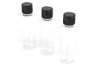 BittyDesign Paint bottle set clear (3pcs) for Michelangelo bottle-feed airbrush dual-action / BD-182S-0203