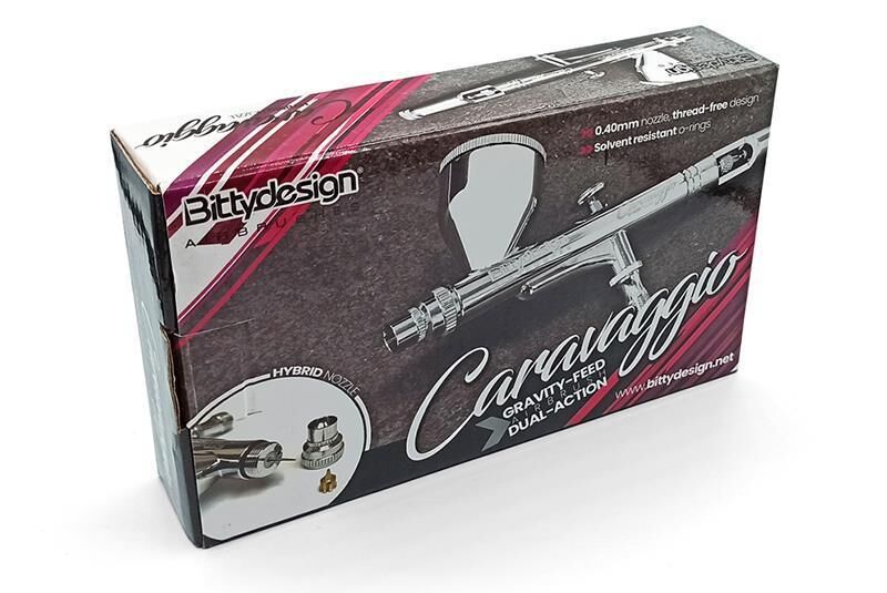 BittyDesign Caravaggio gravity-feed airbrush dual-action / BD-AIR-AX180H