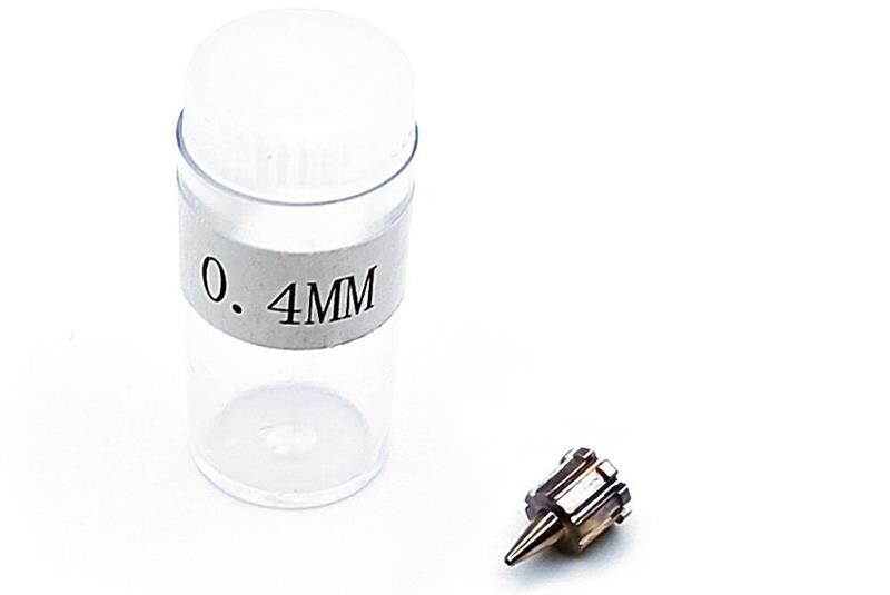 BittyDesign Hybrid Nozzle thread-less std. 0,4mm for Caravaggio gravity-feed airbrush dual-action / BD-AX180-003