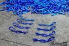BittyDesign 1/10 Body Clips Kit 8pcs (4x Left + 4x Right) Blue / BD-BC-8BL