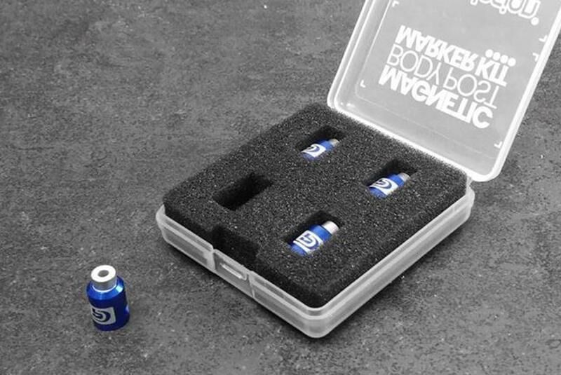 BittyDesign Body Post Marker kit Blue 1/10 scale Model Cars / BD-BPMK10-BE