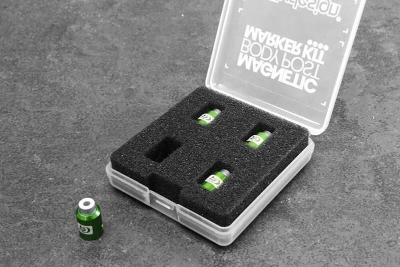 BittyDesign Body Post Marker kit Green 1/10 scale Model Cars / BD-BPMK10-G