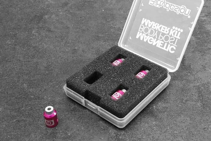 BittyDesign Body Post Marker kit Purple 1/10 scale Model Cars / BD-BPMK10-P