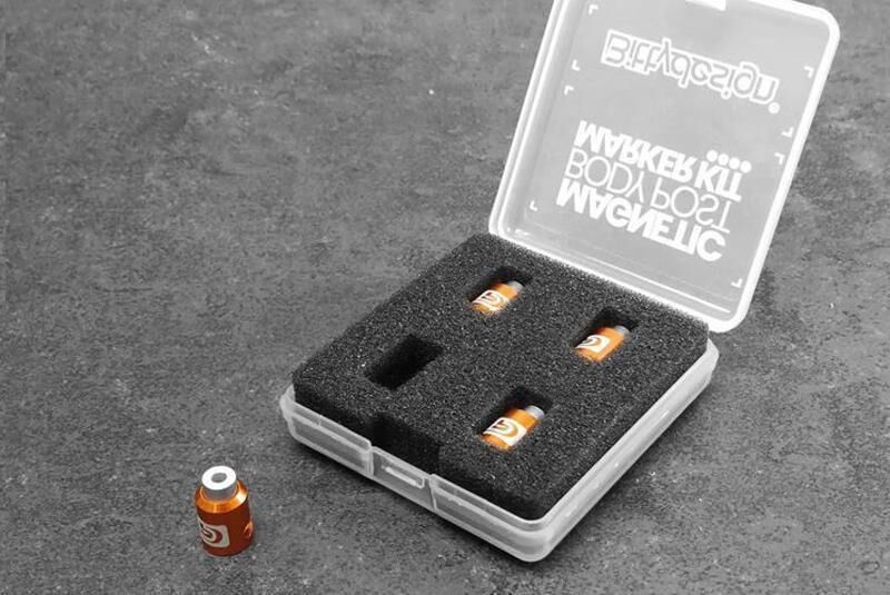 BittyDesign Body Post Marker kit Orange Big scale 1/5 1/7 1/8 model Cars / BD-BPMK8-O