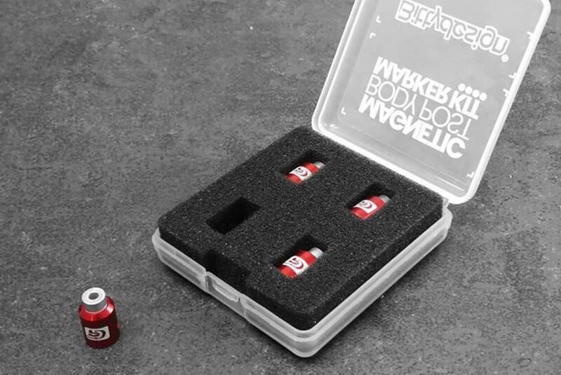 BittyDesign Body Post Marker kit Red Big scale 1/5 1/7 1/8 model Cars / BD-BPMK8-R