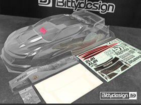 BittyDesign ZL21 1:10 Pro Drag racing Klarsichtkarosserie...