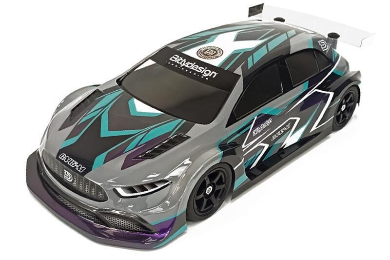 BittyDesign CA45-M 1/10 M-chassis clear body for 210-225mm wheelbase car / BD-FWD-CA45M