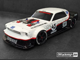 BittyDesign Destroyer 1:7 Klarsichtkarosserie für Arrma Infraction/Limitless, 1,5 mm thickness / BD-MC7-DSTY