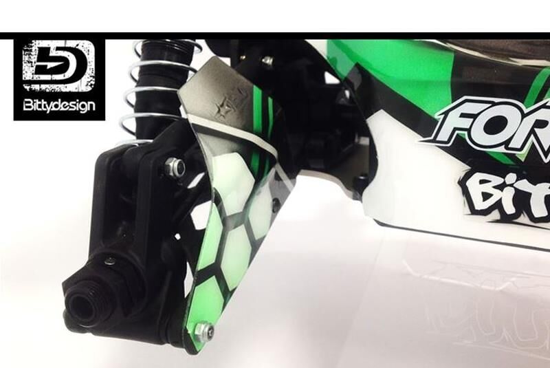 BittyDesign Mud guards clear X-Ray XB808 / XB9 / BD-MG-XRY