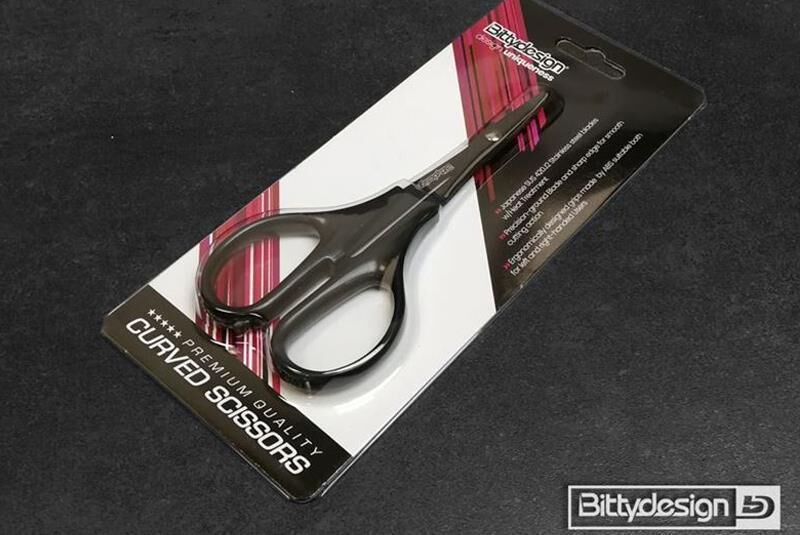 BittyDesign 5.5" Modeling Plastic Cutting Scissors Curved tip / BD-SS-37855-C