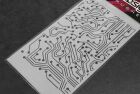 BittyDesign Vinyl stencil Electronic Circuit / BD-STC-013