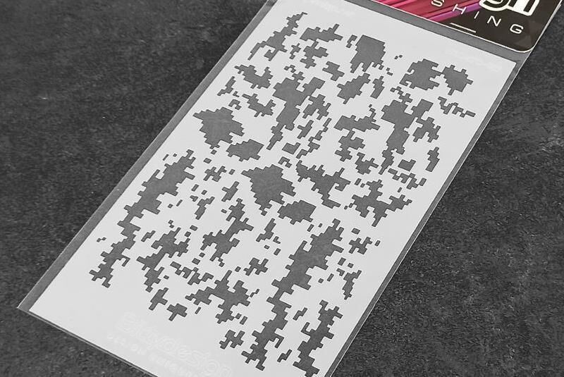 BittyDesign Vinyl stencil Camo Digi / BD-STC-017