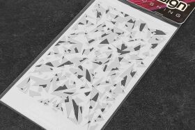 BittyDesign Vinyl stencil Camo Artic (A + B) / BD-STC-018