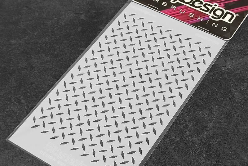 BittyDesign Vinyl stencil Diamond Plate / BD-STC-019