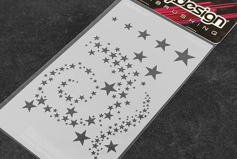 BittyDesign Vinyl stencil Stars V2 / BD-STC-021