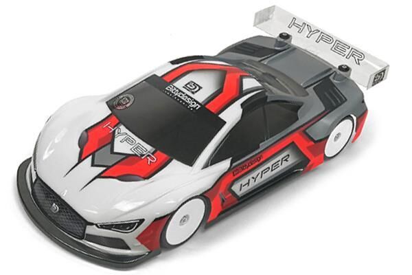 BittyDesign HYPER clear body 1/10 TC 190mm, ULT (Ultra Lite) / BD-TC-HYPULT