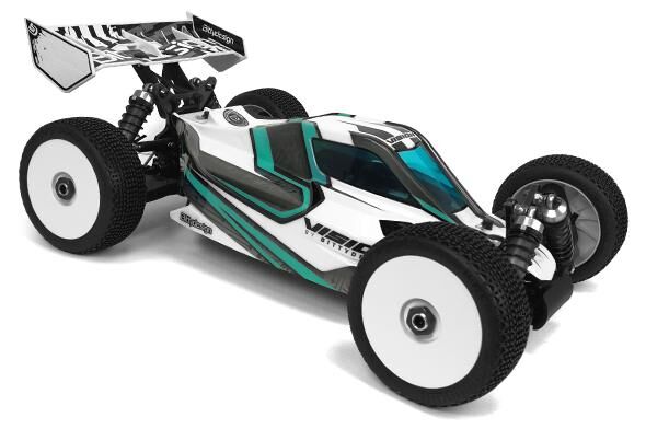 BittyDesign VISION clear 1/8 buggy body Mugen MBX8 Eco Pre-cut Electric / BD-VIS-MUGX8E