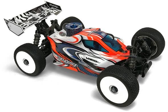 BittyDesign VISION clear 1/8 buggy body Tekno NB48 2.0 Pre-cut Nitro / BD-VIS-TKN482.0