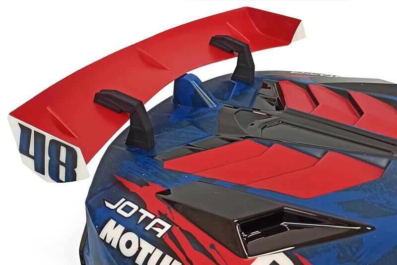 BittyDesign Rear wing "High Downforce" for JOTA 1/7 ARRMA body shell / BD-WHD-JTA