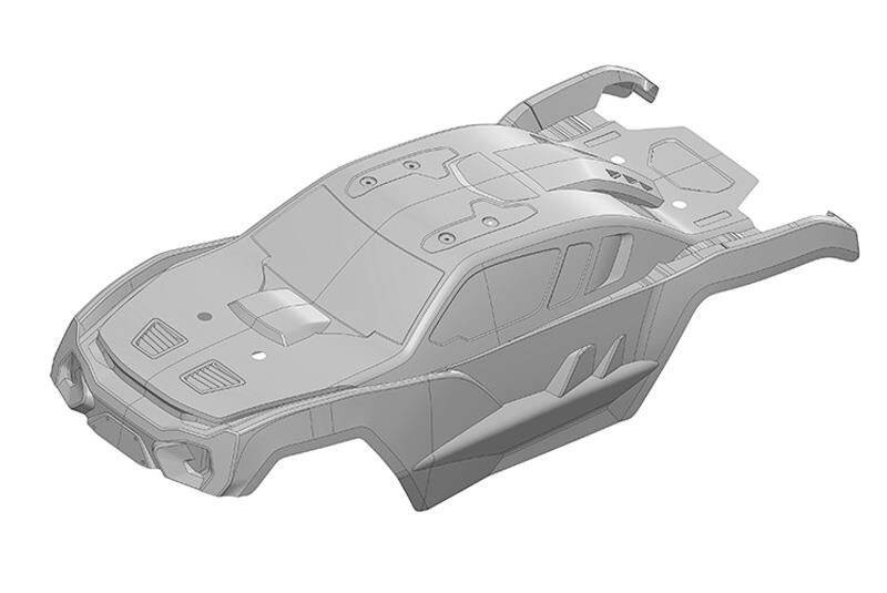 Team Corally Body clear and cut Kagama 1 pc / C-00180-981