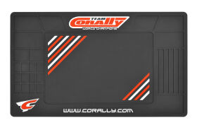 Team Corally Pit Mat XL Gummi 85 × 50 cm 5 mm dick / C-90280