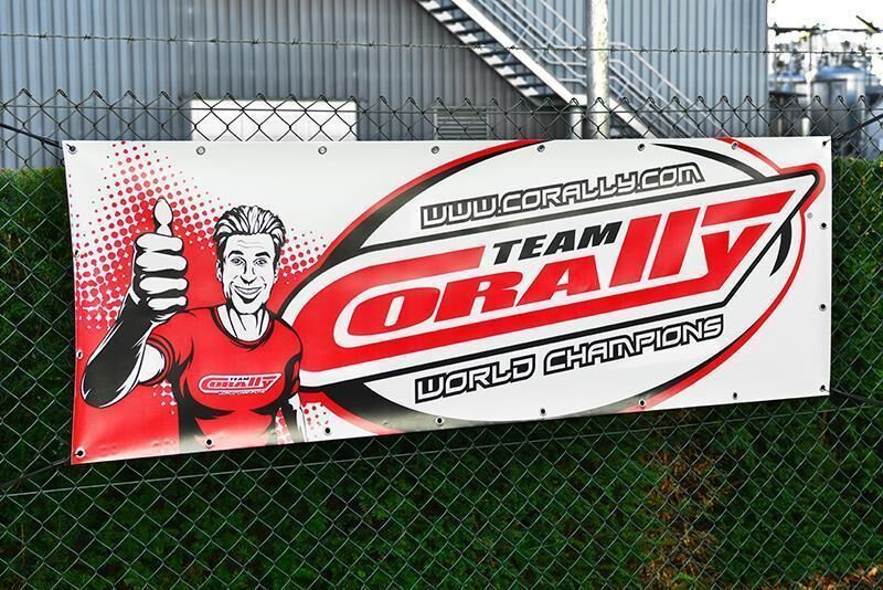 Team Corally Track Banner 215x73cm 1 Pc / C-99710