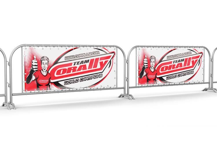 Team Corally Track Banner 215x73cm 1 Pc / C-99710