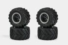Carisma RC MSA-1MT Wheel & Tire Set / CA-16414