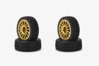 Carisma RC GT24 Subaru WRC Wheel Tire Set 4Pcs / CA-16432