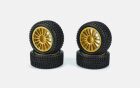 Carisma RC M48S Gravel Spec Tires Mounted Set 4 Pcs / CA-16473
