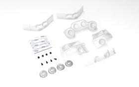 Carisma RC M48S Subaru WRC 1997 Light Buckets Clear Set /...