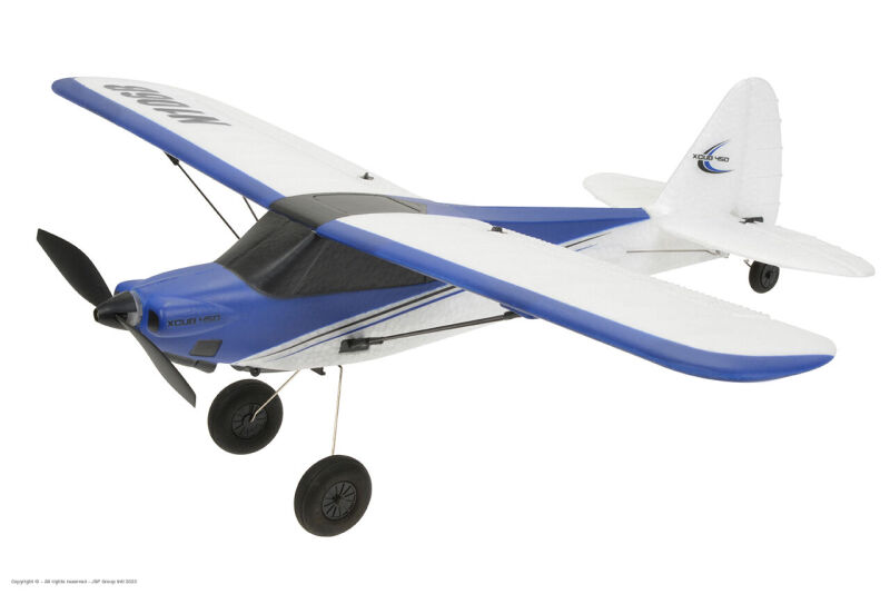 EZ-Wings Mini Cub RTF Blau 450mm 2x Li-Po Akku USB Ladegerät / EZ-020