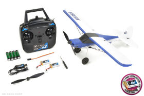 EZ-Wings Mini Cub RTF Blau 450 mm 2x LiPo Akku USB...