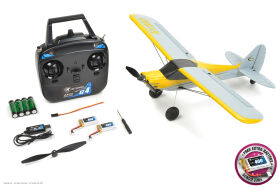 EZ-Wings Mini Cub RTF Gelb 450 mm 2x LiPo Akku USB...