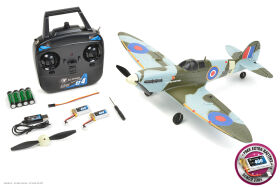 EZ-Wings Mini Spitfire MK II Warbird RTF 450 mm 2x LiPo...