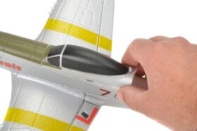EZ-Wings Mini P-51 Mustang RTF 450 mm 2x LiPo Akku USB Ladegerät / EZ-028