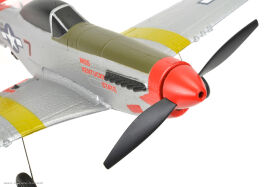 EZ-Wings Mini P-51 Mustang RTF 450 mm 2x LiPo Akku USB Ladegerät / EZ-028