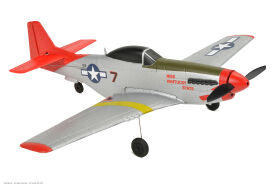 EZ-Wings Mini P-51 Mustang RTF 450 mm 2x LiPo Akku USB Ladegerät / EZ-028