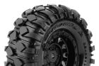 Louise RC CR-ROWDY 1-18/1-24 Crawler Tire Set Mounted Super Soft Black 1.0 Wheels Hex 7mm L-T3368VB / LR-T3368VB