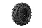 Louise RC CR-Rowdy 1:18/1:24 Crawler Reifen Set verklebt Super Soft Schwarz 1,0 Felgen Hex 7 mm L-T3368VB / LR-T3368VB