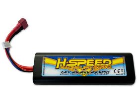 H-SPEED LiPo 4000mAh 7.4V 29.6Wh Racing Akku / HSPLI008