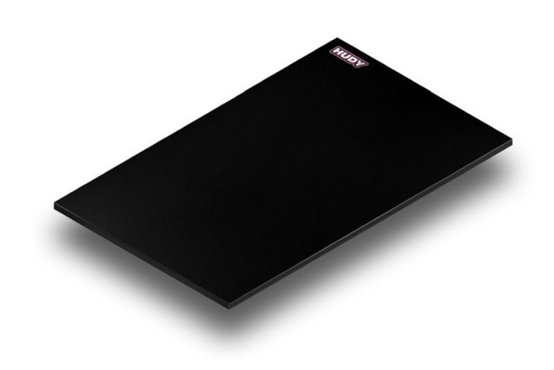 HUDY Flat Set-up Platte für 1/8 Onroad Lightweight Schwarz / HUD108505