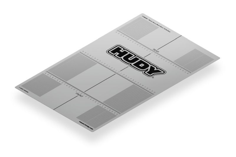 HUDY Kunststoffaufkleber für Setup-Platte 331x545mm 1/8 On Road / HUD108560
