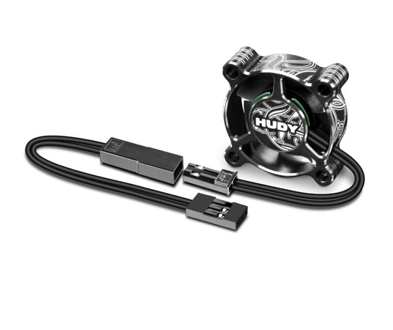 HUDY ALU RC FAN 30MM TOP/SIDE MOUNT 4 HOLE / HUD293102