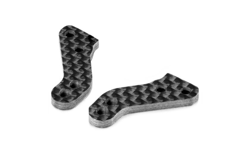 XRAY Graphite Extension Platten für Alu Lenkungsbock (2) / XRA302206