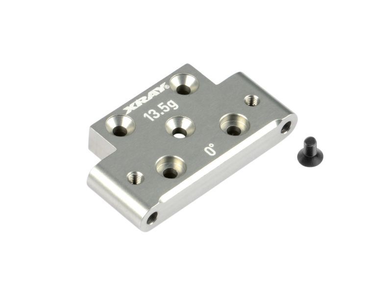XRAY ALU FRONT LOWER ARM MOUNT 0° SWISS 7075 T6 / XRA322316