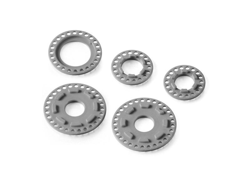 XRAY COMPOSITE BELT PULLEY COVER SET GRAPHITE / XRA345800-G