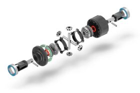XRAY XB4 Aktiv Differenzial vorne / hinten Set / XRA365100