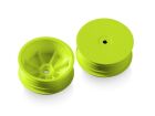 XRAY 4WD FRONT WHEEL AERODISK WITH 12MM HEX IFMAR YELLOW HARD (2) / XRA369912-Y